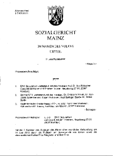 SG Mainz 2013, 14.06.2013, S 7 KR 91/11, Anwendbarkeit von vertraglichen Beanstandungsfristen nur bei formalen, nicht bei inhaltlichen Beanstandungen - nicht rechtskräftig