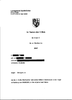LG Saarbrücken 2011, 19.05.2011, 4 KLs 11/09 - (gekürzt), Verurteilung wegen Abrechnungsbetruges bei hochgerechnetem Schaden