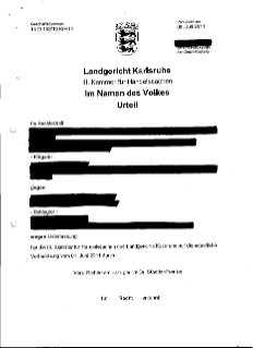 LG Karlsruhe 2011, 08.07.2011, 14 O 108/10 KfH III, Unzulässige Verweisung an einen bestimmten Hörgeräteakustiker