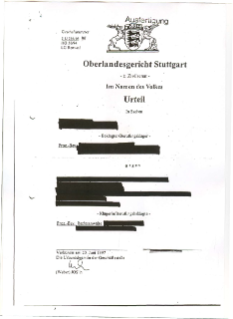 OLG Stuttgart 1997, 20.06.1997, 2 U 266/96, Fachliche Voraussetzungen für Orthopädie-Schuhmacher