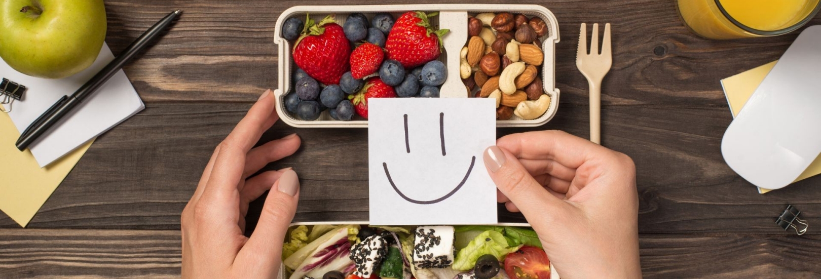 Gesunde Snacks am Arbeitsplatz