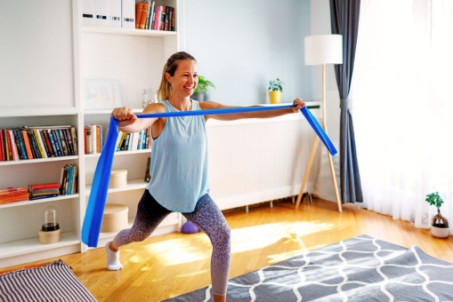 fitnessband sport frau fitness