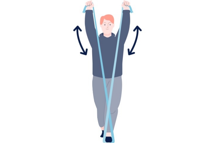 fitnessband oberkoerperstabilisierung