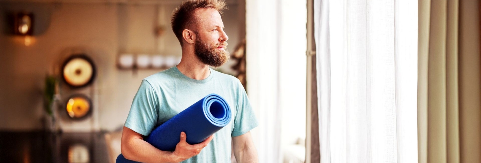 fitnessmatte sport mann fitness