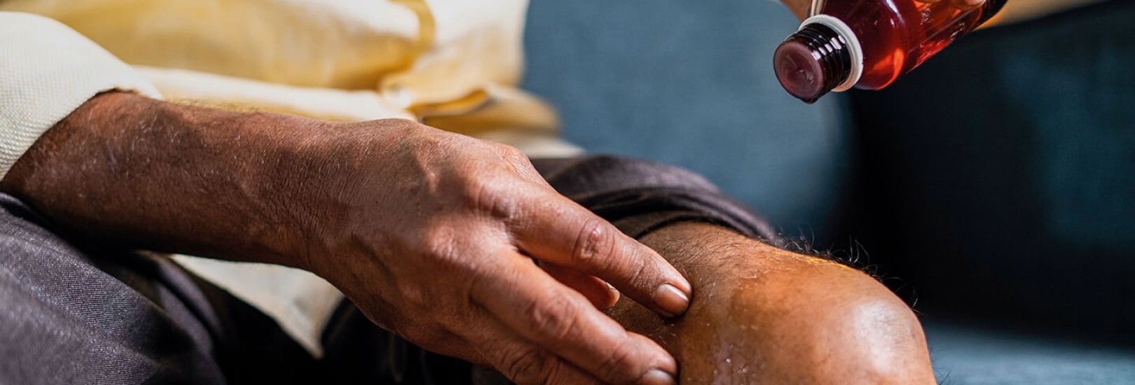 hausmittel aetherisches oel knie