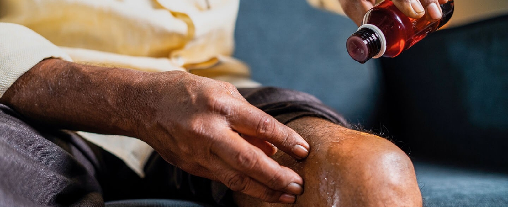 hausmittel aetherisches oel knie