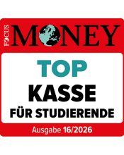 Top-Krankenkasse für Studierende