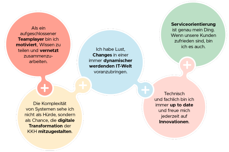 Aussagen von Mitarbeitenden zur Arbeit bei der KKH