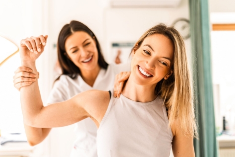 Osteopathie-Behandlung