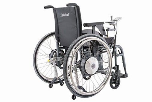 Elektrischer Zusatzantrieb für den Rollstuhl