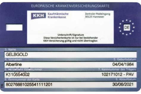 Elektronische Gesundheitskarte (eGK)