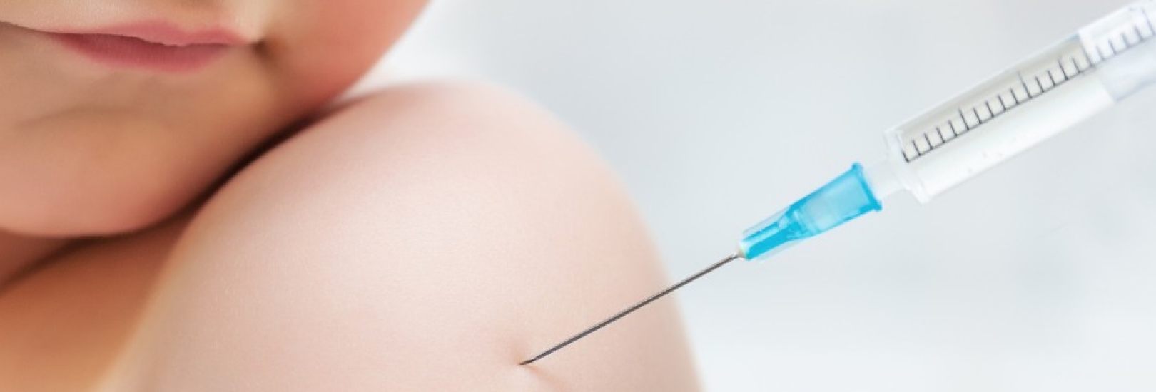 Impfung durch Spritze
