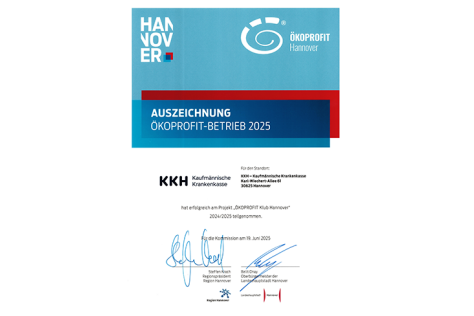 Auszeichnung Ökoprofit 2025