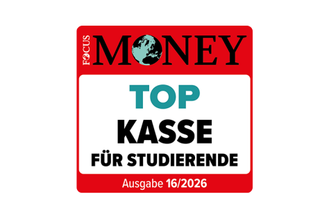 Top-Krankenkasse für Studierende