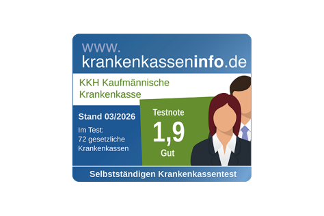 Siegel krankenkasseninfo.de Selbstständige