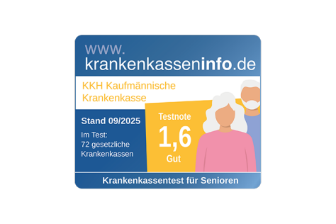 Siegel krankenkasseninfo.de Senioren