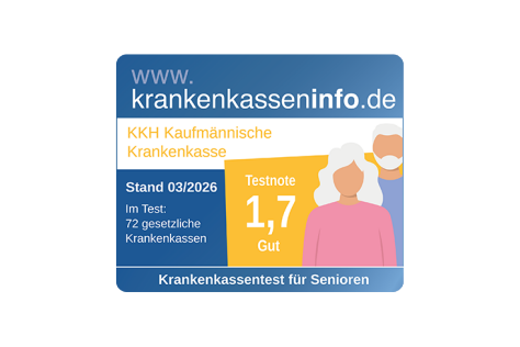 Siegel krankenkasseninfo.de Senioren