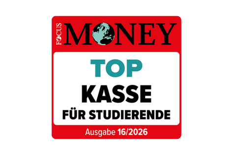Top-Krankenkasse Studierende